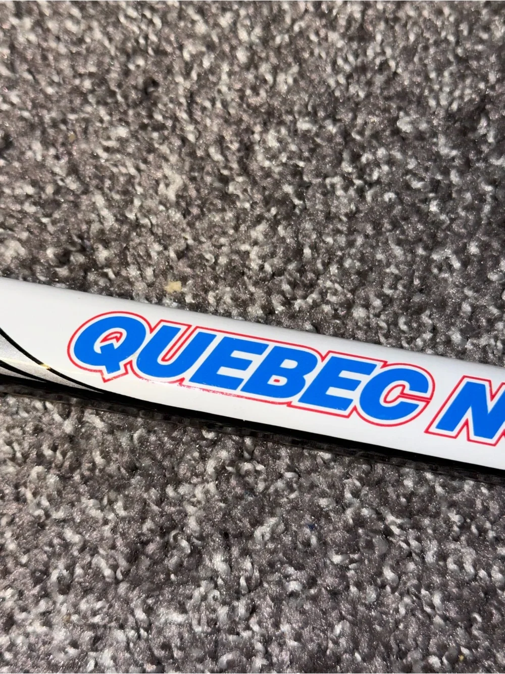 NHL Vintage Hockey Sherwood Quebec Nordiques Mini Composite Stick Collectible Us - Picture 12 of 16